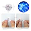 100pcs Blue LED Balloon Light, Round LED Ball Lamp Tiny Led Lighting Decoration for Indoor Outdoor Party Event Fun Wedding Festival Birthday Halloween Christmas Party Supplies view 2