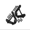 Aluminum Adjustable Rear Damper Mount For Axial 1/6 SCX6 Jeep JLU Wrangler AXI05000-12Pc Set Black view 1
