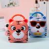 Cabilock 2pcs Cute Tiger Storage Boxes for Boys and Girls Creative Banks for Financial Learning Adorable Desktop Decoration Tinplate Piggy Banks for Boys and Girls Style view 3