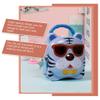 Cabilock 2pcs Cute Tiger Storage Boxes for Boys and Girls Creative Banks for Financial Learning Adorable Desktop Decoration Tinplate Piggy Banks for Boys and Girls Style view 4