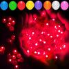 100pcs Red LED Balloon Light, Mini Led Lights Small Round Led Ball Lamp for Paper Lantern Balloon Indoor Outdoor Party Event Fun Birthday Party Wedding Decoration Supplies view 1