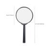 Magnifying Glass for Kids, 18 Pack Plastic Magnifier Hand Lens for Children Toy Class Teaching Reading Outdoor Searching IRCHLYN (Black) view 2