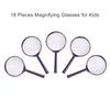 Magnifying Glass for Kids, 18 Pack Plastic Magnifier Hand Lens for Children Toy Class Teaching Reading Outdoor Searching IRCHLYN (Black) view 4