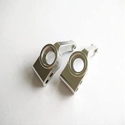 Aluminum for 1/10 RC Car Rustler VXL & XL-5 3752 Rear Stub Axle Carriers Silver - 1PR