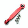 for Traxxas 1/5 XMAXX 7747 1/10 MAXX 8947 Red Aluminum Servo Steering Linkage Tie Rod 46MM view 1