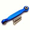 for Traxxas 1/5 XMAXX 7747 1/10 MAXX 8947 Blue Aluminum Servo Steering Linkage Tie Rod 46MM view 2