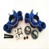 Aluminum for 1/10 E-REVO REVO 3.3 Summit E-MAXX T-MAXX 3.3 Slayer Pro 4X4 5334R Aluminum Steering Block Knuckle Arm with Rubber Shielded Bearing Blue view 1
