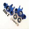 Aluminum for 1/10 E-REVO REVO 3.3 Summit E-MAXX T-MAXX 3.3 Slayer Pro 4X4 5334R Aluminum Steering Block Knuckle Arm with Rubber Shielded Bearing Blue view 2