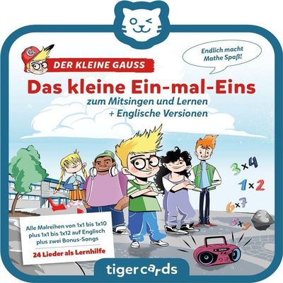 tigermedia tigercard Der Kleine Gauss EIN-Mal-Eins Songs Children's Songs Learning School Math tigerbox Music Box Portable Speaker Radio Play Audio Book