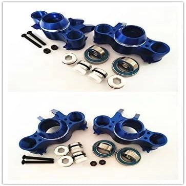 for 1/10 Old E-Revo Summit E-MAXX T-Maxx3.3 Slayer Pro 4X4 5334R for HD Aluminum Axle Carriers -4PCS Set Blue Compatible