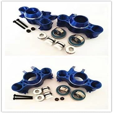 for 1/10 Old E-Revo Summit E-MAXX T-Maxx3.3 Slayer Pro 4X4 5334R for HD Aluminum Axle Carriers -4PCS Set Blue Compatible