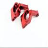 Aluminum for 1/10 RC Car Rustler VXL & XL-5 3752 Rear Stub Axle Carriers Red - 1PR view 1