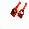 Aluminum for 1/10 RC Car Rustler VXL & XL-5 3752 Rear Stub Axle Carriers Red - 1PR view 2