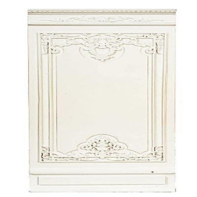 Melody Jane Dolls Houses Dollhouse 4" White French Boiserie Style Wall Panel JBM DIY Accessory 1:12