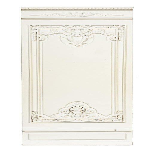 Melody Jane Dolls Houses Dollhouse 4" White French Boiserie Style Wall Panel JBM DIY Accessory 1:12