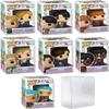 BTS Funko Pop BTS Dynamite Set of 7 Funko Pop! - RM, J-Hope, Suga, Jimin, Jin, Jung Kook, and V 7 Set (Bundled with EcoTek Protector Case to Protect Display Box) view 1