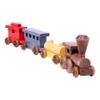 AmishToyBox.com Wooden Train Toy Play Set - 24" Long - CPSIA-Approved Finish (Circus Splash) view 2