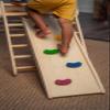 Avenlur Vicus 4 in 1 Montessori Climbing Set - Wooden Climbing Gym - Triangle Ladder, Rock Climbing Step, Ramp Climber, Reversible Slide - Foldable Indoor Playground for Kids Ages 18 Months to 4 Years view 2