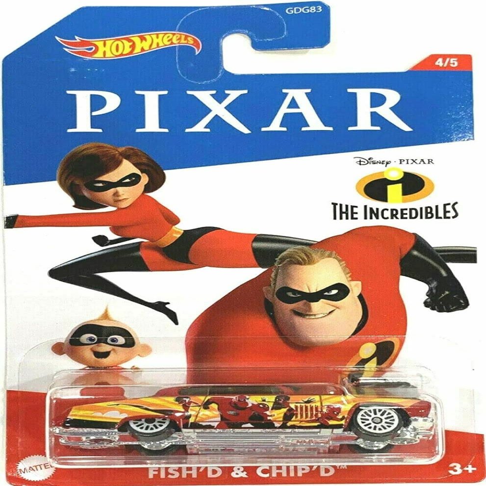 DieCast Hot Wheels Fish'd & Chip'd, Pixar 4/5
