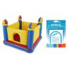 Intex Inflatable Jump-O-Lene Kids Ball Pit Castle Bouncer for Ages 3 to 6 Years Old and Wet Set Adhesive Vinyl Tube Repair Patch 6 Pack Kit view 1