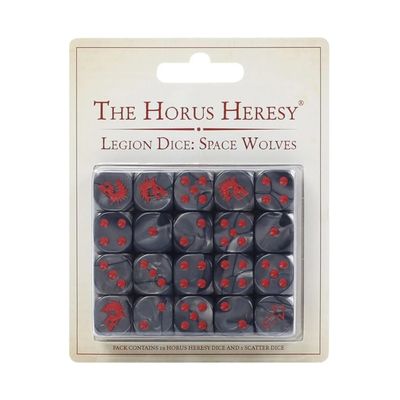 Games Workshop The Horus Heresy Legion Dice Space Wolves GWS 99223099006