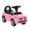 Aosom Kids Ride On Push Car, Foot-to-Floor Walking Sliding Toy Car for Toddler with Working Horn, Music, Headlights and Storage, Pink view 1