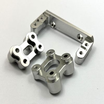 Dhawk Racing CNC Alloy 2-Speed Trans Case BRAC S & Steering Servo Brace for Axial SCX6, Black