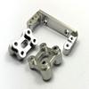 Dhawk Racing CNC Alloy 2-Speed Trans Case BRAC S & Steering Servo Brace for Axial SCX6, Black view 3