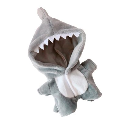 20cm /8" Doll Plush Doll's Clothes Animal Garment Suit Pajamas Dolls Accessories (Shark)