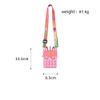 Gifts for Girl Fashion Pop Purse Push Bubbles Fidget Toy, Pink Unicorn Purse Wallet Ladies Bag Silica Dimple Crossbody Bags for Girls view 2