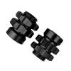 CrazyHobby Aluminum 17mm Wheel Hubs/Nuts Splined for 1/10 Traxxas E-Revo Summit T-Maxx, Set of 4 (Black) view 4