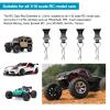 1/10 RC Car Body Clips Pins with Pull Tabs R Clips for All 1:10 1/12 Scale Axial Redcat HPI Himoto HSP Exceed RC Car Parts Truck Buggy Shell Replacement, Set of 4 (Black) view 4