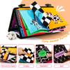 3-in-1 Tummy Time Mirror with Soft Crinkle 3D Activity Book, Teethers, Rattle - High Contrast Black and White Montessori Baby Crawling Toys Developmental Newborn Infant Sensory Toys Gift 0-12 Months view 3