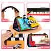 3-in-1 Tummy Time Mirror with Soft Crinkle 3D Activity Book, Teethers, Rattle - High Contrast Black and White Montessori Baby Crawling Toys Developmental Newborn Infant Sensory Toys Gift 0-12 Months view 4