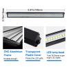 CrazyHobby Super Bright LED Light Bar Roof Lamp Kit for 1/10 Traxxas TRX4 Slash 2WD 4X4 Axial SCX10 & SCX10 II Arrma Redcat Gen7 Gen 8 RC Rock Crawler Car (Type 1) view 2