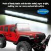 CrazyHobby Super Bright LED Light Bar - RC Roof LED Lamp Kit for 1/10 Traxxas TRX4 Slash 2WD 4X4 Axial SCX10 & SCX10 II Arrma Redcat Gen7 Gen 8 RC Rock Crawler Car view 3