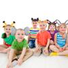 Haconba 14 Pieces Jungle Animal Headbands Safari Zoo Animal Ear Headband Lion Giraffe Elephant Owl Rabbit Frog for Animal Theme Parties Birthday Halloween New Year Cosplay Party Favors view 4