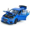 2016 Impreza WRX STI S207 Diecast Model Cars Racing Sports Toy Car 1/32 Scale Metal Childrens Die-cast Vehicles with Light, 4 Doors Open, Hood & Trunk Open, Toys for Boys Gifts Men, Blue view 3
