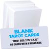 IMAGAME White Blank Tarot Cards Deck, 80 Cards per Deck, Standard Tarot Size(2.75" x 4.75"), Make Your Own Tarot Card, Oracle card, and Game. view 1