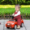 Aosom Kids Ride On Push Car, Foot-to-Floor Walking Sliding Toy Car for Toddler with Working Horn, Music, Headlights and Storage, Red view 2