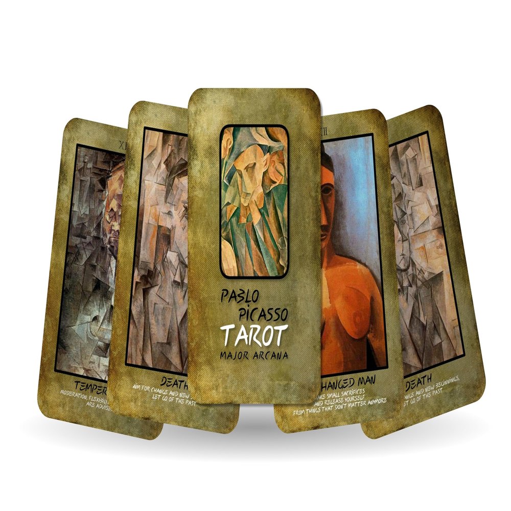Ibiza Tarot- Pablo Picasso Tarot - Major Arcana | Fortune Telling Tarot Cards Deck for Beginners |Authentic Tarot Experience - Set of 22 Cards