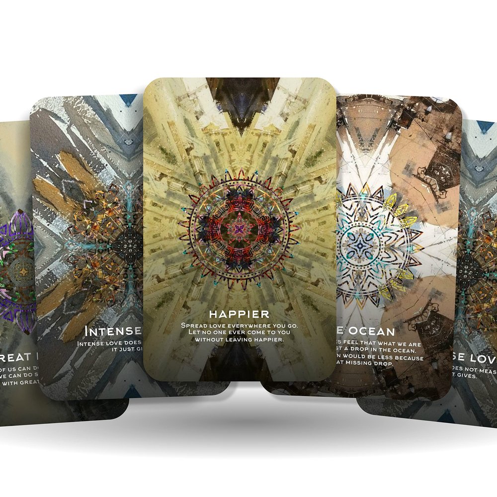 Ibiza Tarot Mother Teresa Oracle Cards | Fortune Telling Oracle Cards Deck for Beginners | Authentic Experience - Set of 24 Cards