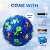 EVERICH TOY Toddler Soccer Ball - 5.9 Small Soccer Ball Size 2 with Pump - Dinosaur Toys Indoor Outdoor Play Balls Games - Great Birthday Gifts for Children Girls Boys view 3