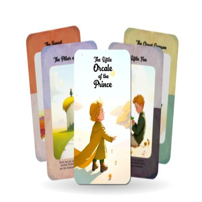 Ibiza Tarot The Little Oracle of The Prince - Oracle Deck - Inspirational Cards | Fortune Telling Oracle Cards Deck for Beginners | Authentic Experience - Set of 22 Cards