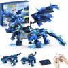 Sillbird Dragon Building Kit with Remote Control STEM Gifts for Kids Boys Ages 8-12, Technic Buildable 3in1 Models Coding Toys for Birthday with 590 Pieces view 1