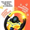 BETTERLINE Toy Wheel for Kids, Driving Simulation with Lights and Sounds, Pretend Driving Toy for Boys and Girls, Kids Interactive Toys view 2
