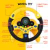 BETTERLINE Toy Wheel for Kids, Driving Simulation with Lights and Sounds, Pretend Driving Toy for Boys and Girls, Kids Interactive Toys view 3