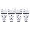 CrazyHobby CNC Metal RC Car Shock Absorber Mount Adjust Height Angle Stand for TRX4 Axial SCX10 & SCX10 II 90046 D90 D110 RC Crawler Car (Silver) view 3