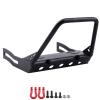 CrazyHobby Metal RC Crawler Front Bumper with Winch Mount Shackles for Axial SCX10 & SCX10 II Redcat Gen7 Gen 8 Upgrades (Type A) view 2