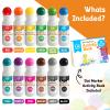 Ultimate Stationery Dot Markers for Toddlers and Kids - 12 Colors Washable Bingo Daubers, Dot Art, Toddler Art and Crafts - Includes Free Activity Book view 2